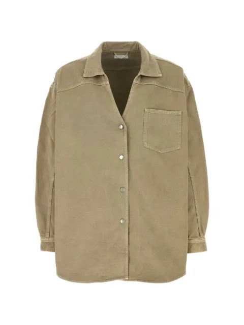1989 STUDIO chest-pocket denim jacket Neutrals S03UCC003FAB0012400