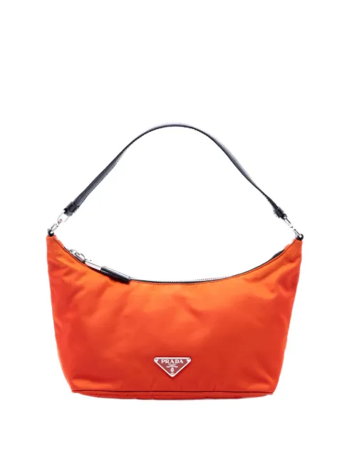 Prada Pre-Owned 2013-2026 Tessuto Sirio shoulder bag Orange 0HHLS6798JYD1SC4