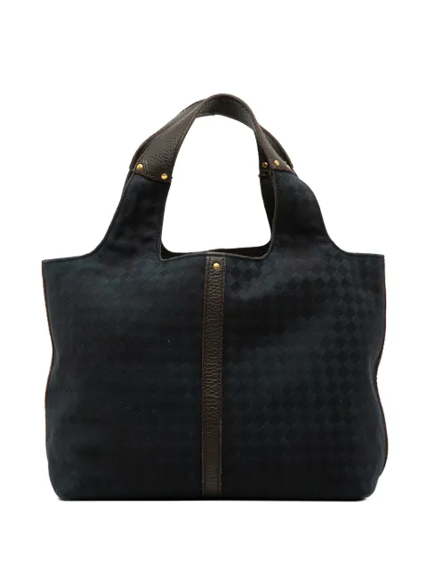 Bottega Veneta Pre-Owned 2000-2007 Canvas Intrecciato handbag Black HTOVU7J3OKU5N37O