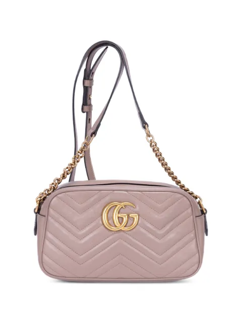 Gucci Pre-Owned small GG Marmont shoulder bag Neutrals 447632520981