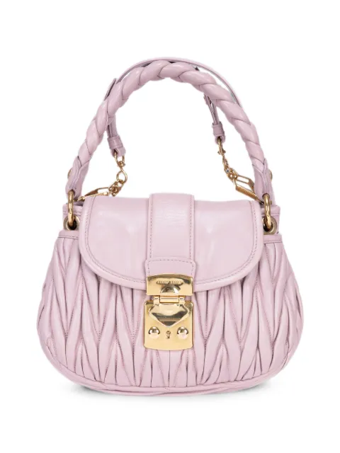 Miu Miu Pre-Owned Coffer Matelassé handbag Pink NONE