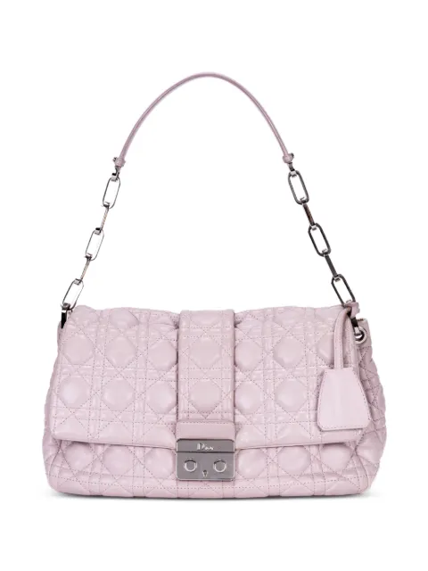 Christian Dior Pre-Owned Cannage New Lock shoulder bag Purple 01BO0151