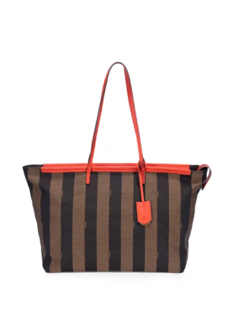 Fendi Pre-Owned Pequin Roll tote bag Brown 8BH185Q0Z1482111