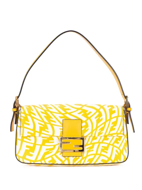 Fendi Pre-Owned Baguette shoulder bag Yellow 8BR792AFL12180189