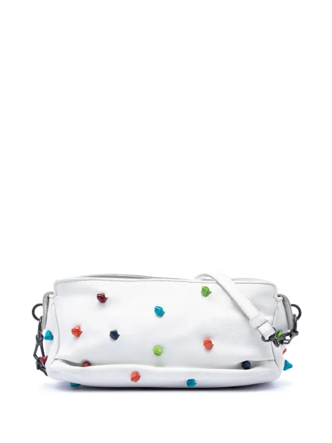 Bottega Veneta Pre-Owned 2008 Grained Calfskin Toggle crossbody bag White LGZEY6GBPG2FQ8WU