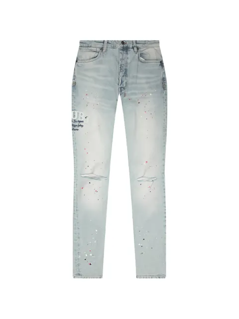 Ksubi Van Winkle Ksteller Genesis paint-splatter distressed jeans Blue MPF26DJ002098