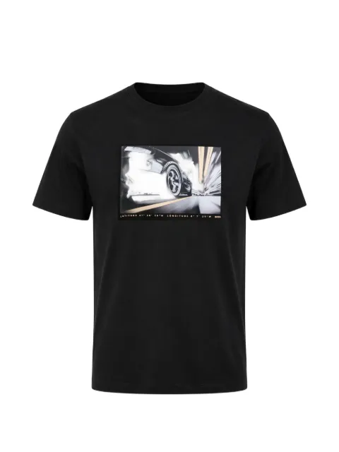 BOSS graphic-print crew-neck T-shirt Black 50566627