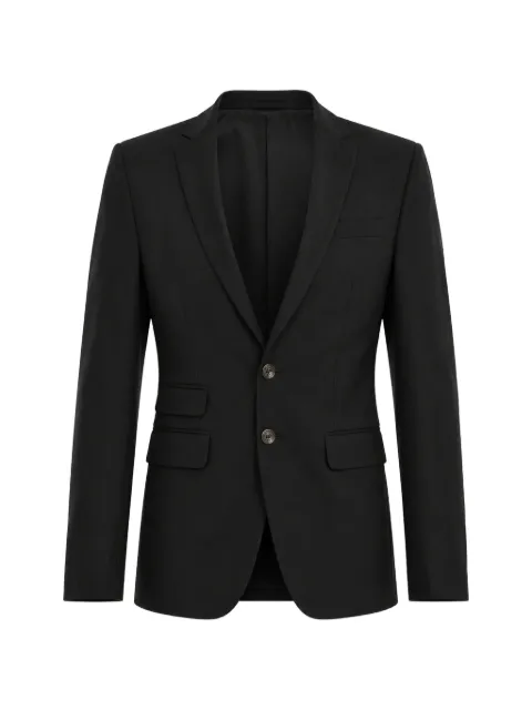 DSQUARED2 notched-lapel wool-blend blazer Black S74BN0936S40320