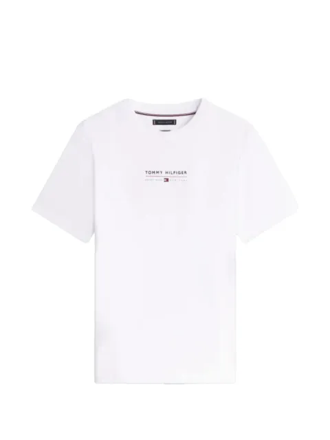Tommy Hilfiger logo-print crew-neck T-shirt White FMW0MW42363