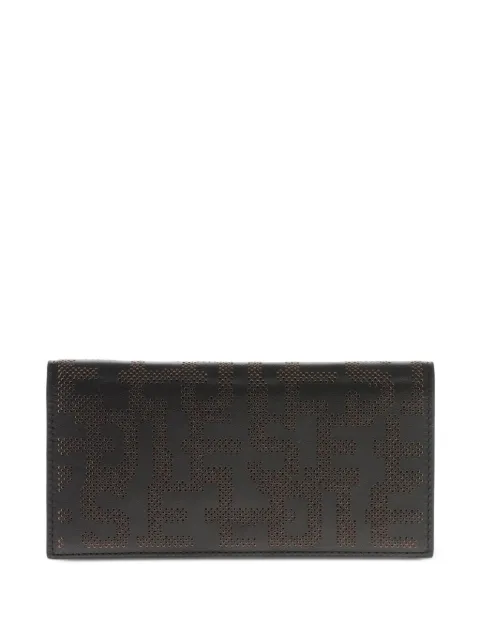 Diesel perforated logo wallet Black X09693P5587T8013