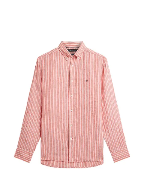Tommy Hilfiger Bengal stripe linen shirt Red FMW0MW42400