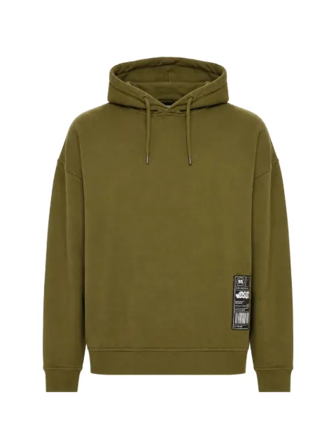 DSQUARED2 logo-patch relaxed-fit hoodie Green S74GU0862S25030