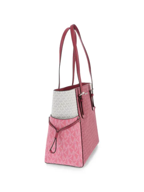Michael Kors large Voyager monogram-print shoulder bag Pink 35S5SV6T7B3