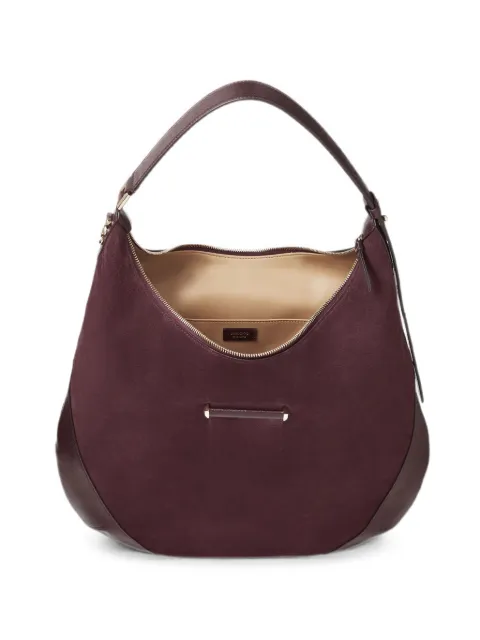 Jimmy Choo Bar panelled shoulder bag Purple BARHOBOMJVF