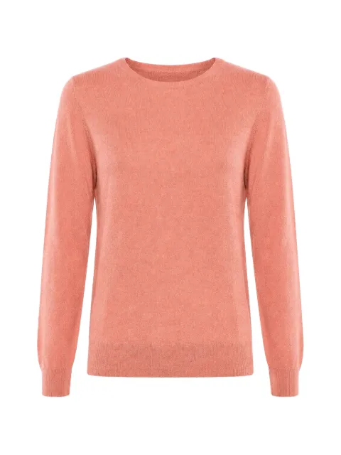 Malo crew-neck long-sleeve sweater Pink DXC146F1K34E3183