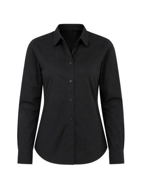 Diesel Gisey embroidered-collar shirt Black A14657RKIAW900