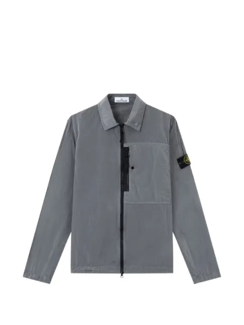 Stone Island zip-up overshirt Grey L2S151200041S0019