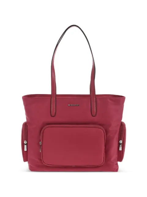 Michael Kors logo-plaque zip-pocket tote bag Red 35T5S5FT9C2699