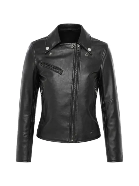 Diesel R-Sinya-A-New biker jacket Black A16018RPDAF900