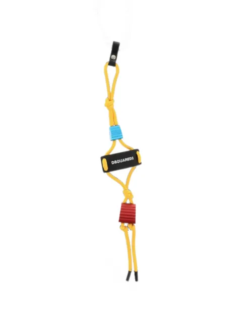 DSQUARED2 logo-patch keyring Yellow KRM007637202405