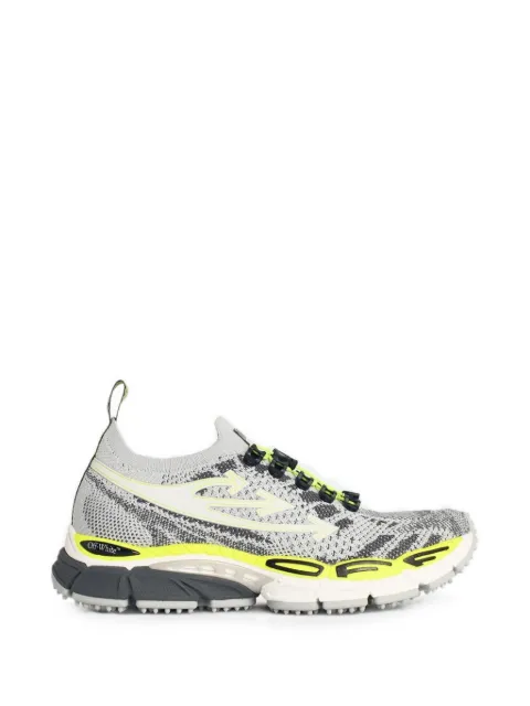 Off-White Arrows-motif knit sneakers Grey M2AOS6F0010565