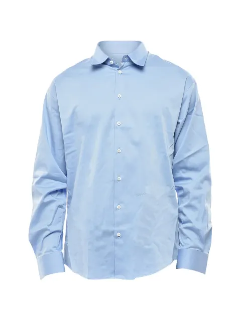 DSQUARED2 embroidered-logo shirt Blue S74DM0894D35200