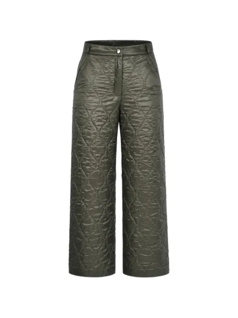 Woolrich padded quilted trousers Green CFWWTR0146FRUT2637