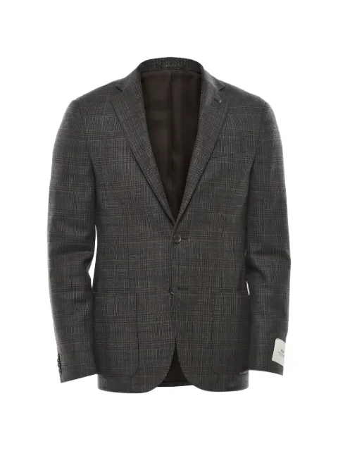 Corneliani checked single-breasted blazer Grey 26XZ172666303035