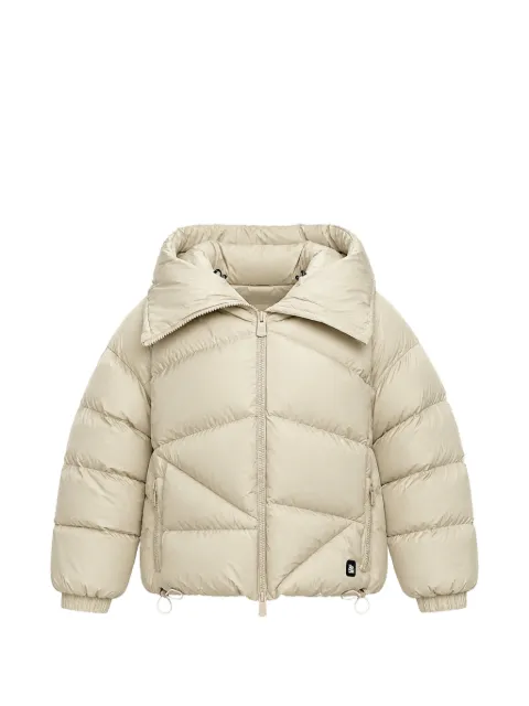 Bacon DOUBLE B hooded down jacket Neutrals BACPIGIA559BAC080