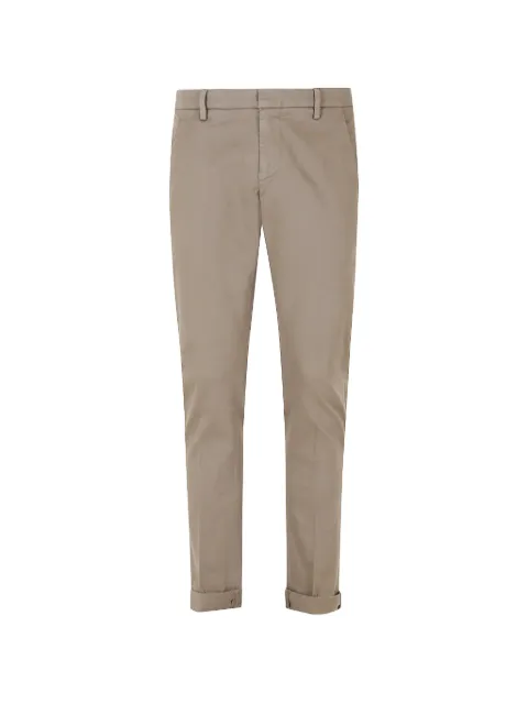 DONDUP slim-fit turn-up trousers Brown UP235GSE043UPTD099