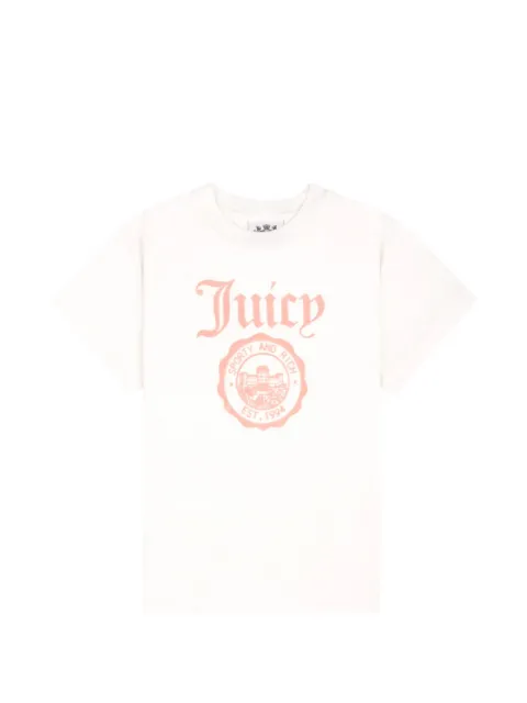 Juicy Couture x S&R logo-print cotton T-shirt White TO111716691