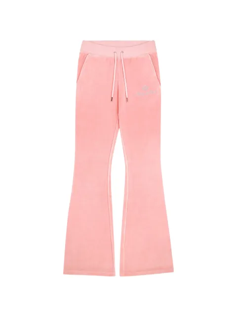 Juicy Couture x S&R crystal-embellished flared trousers Pink PA067716689