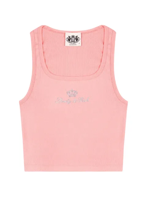 Juicy Couture x S&R ribbed-knit top Pink TO116716689