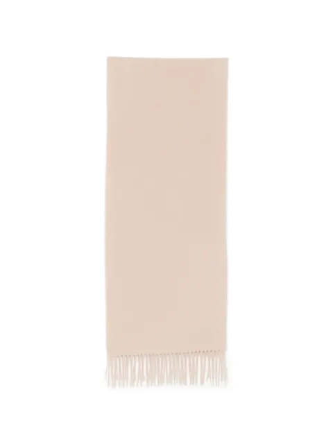 N.Peal woven fringed scarf Neutrals NPA000107A