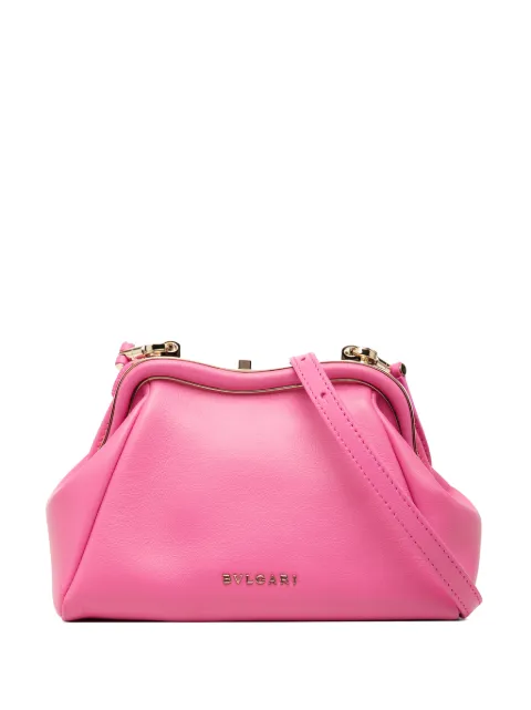 Bvlgari Pre-Owned 2021-2026 Leather Serpentine Pouch crossbody bag Pink 2KKN5U33229R4HDP