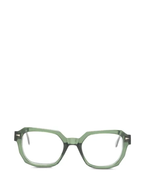 Ahlem Bellechasse geometric-frame glasses Green BELLECHASSE