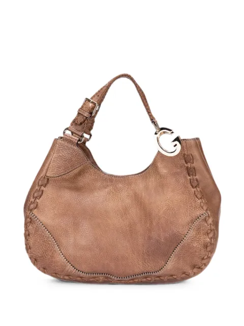 Gucci Pre-Owned Charlotte whipstitch shoulder bag Brown 218732204991