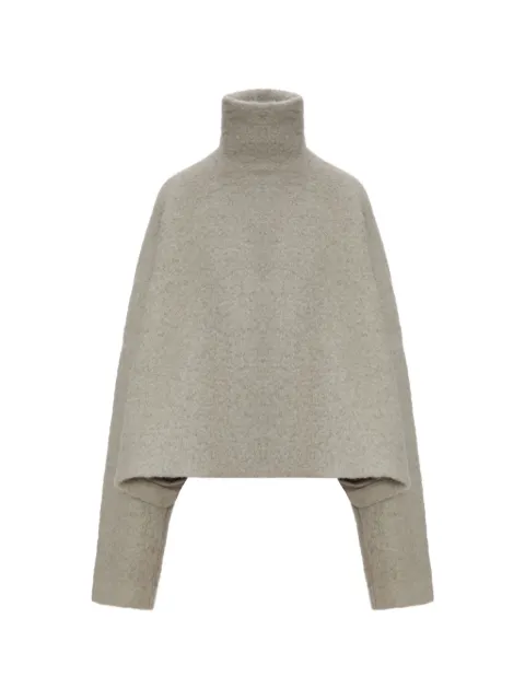 Rick Owens Jumbo high-neck sweater Grey RP02F5216WPA