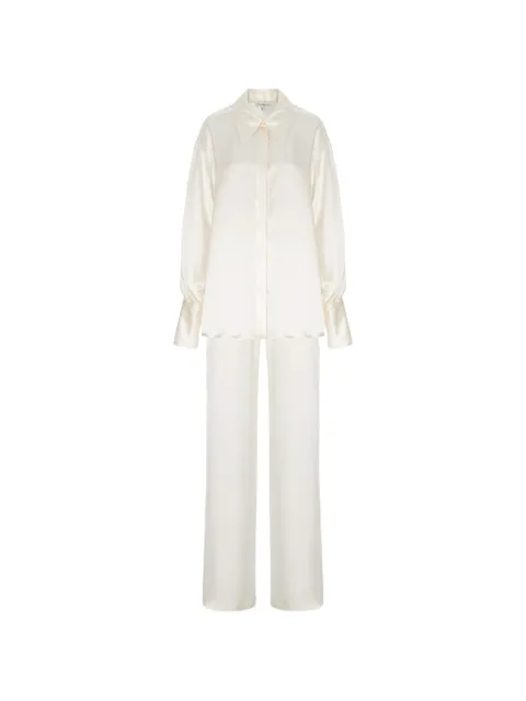 CuAnna silk pajamas Neutrals SILKSUIT