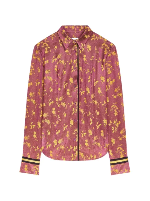 DRIES VAN NOTEN jacquard shirt Purple 2620107134261
