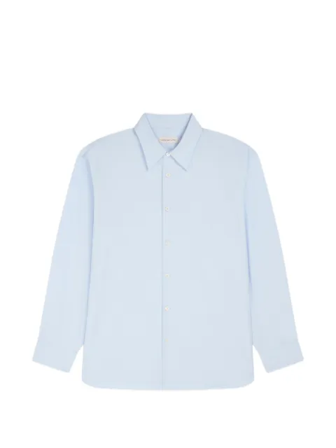 DRIES VAN NOTEN loose cotton shirt Blue 2620207174314