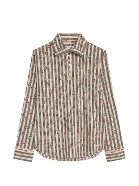 DRIES VAN NOTEN cotton turtleneck shirt Neutrals 2620207044004
