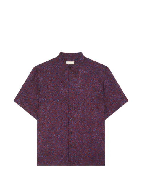DRIES VAN NOTEN short-sleeve viscose shirt Red 2620207024006