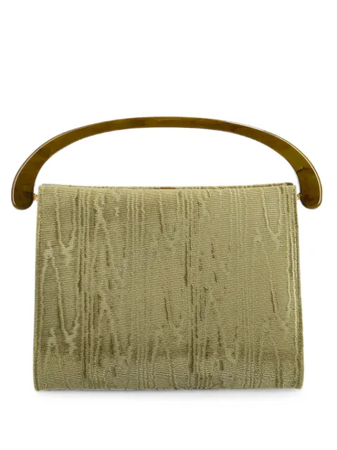 DRIES VAN NOTEN medium velvet bag Green 2621315020603