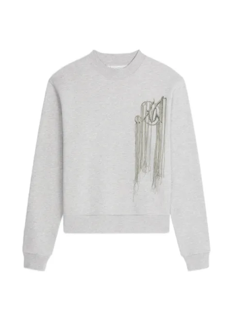 DRIES VAN NOTEN embroidered sweatshirt Grey 2620211494612