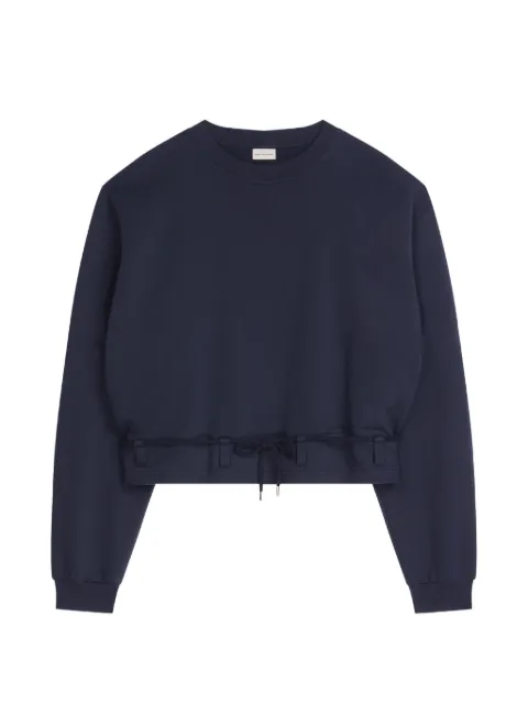 DRIES VAN NOTEN cropped sweatshirt Blue 2620211504610