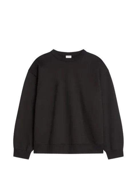 DRIES VAN NOTEN oversized cotton sweatshirt Black 2620211524610