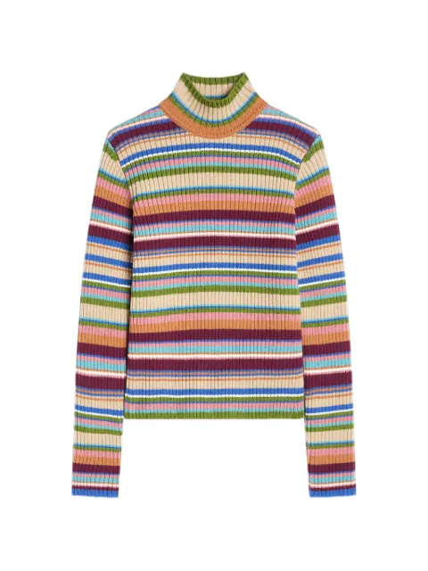 DRIES VAN NOTEN ribbed wool sweater Pink 2620212274708