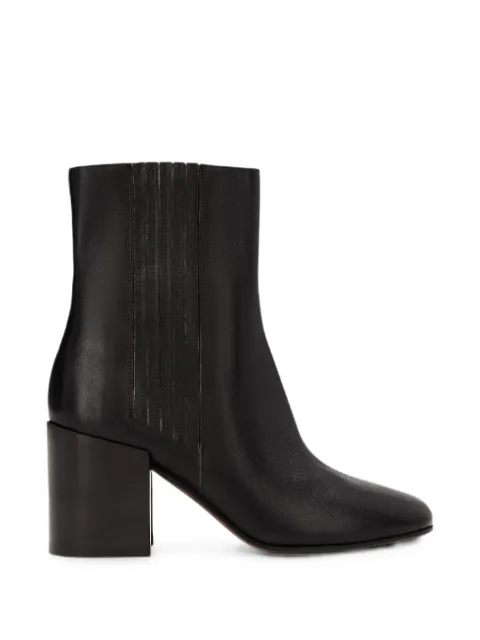 DRIES VAN NOTEN heeled leather Chelsea boots Black 2621317130103