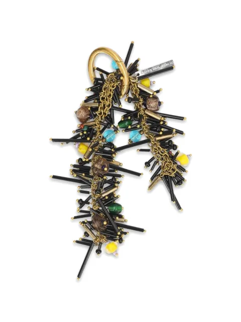 DRIES VAN NOTEN embroidered bag charm Gold 2621382460056